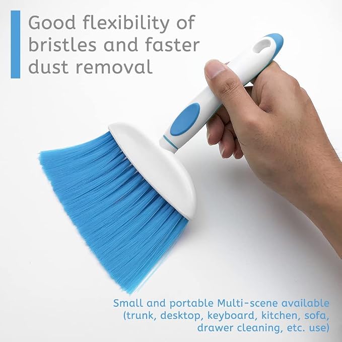 Small Broom and Dustpan Set, Small Dustpan and Brush Set, Mini Dust pan and - Image 5