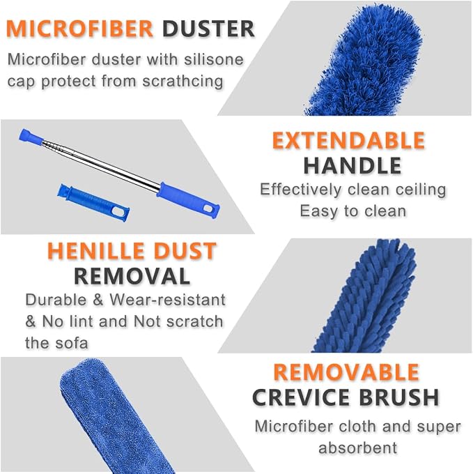 Professional Microfiber Feather Dusters - Image 3