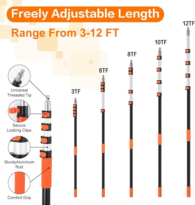 20FT High Reach Duster Cleaning Kit - Image 3