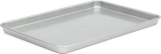 Martha Stewart Gallen 15 x 10 Inch Nonstick Carbon Steel Cookie Sheet – Silver by MarthaStewart