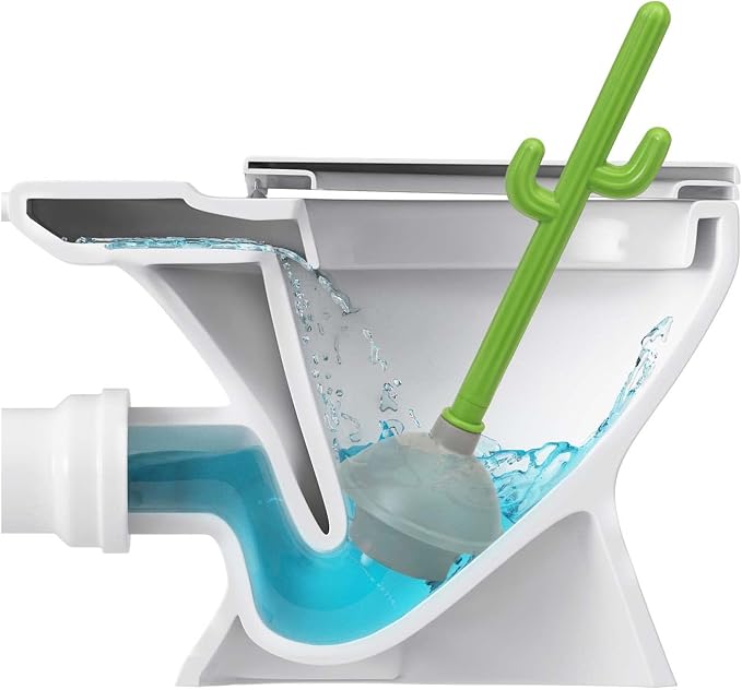 Cactus Toilet Plunger and Brush Set - Image 9