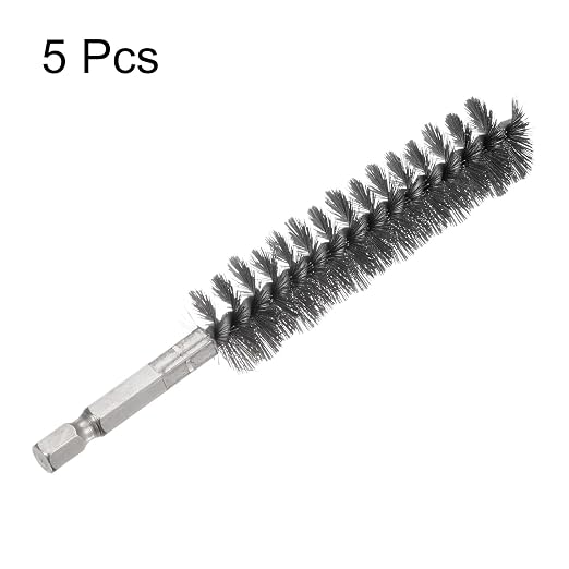HARFINGTON 5Pcs Bore Brush Stainless Steel 19mm Dia Cleaning Twisted Wire Brush - Image 3