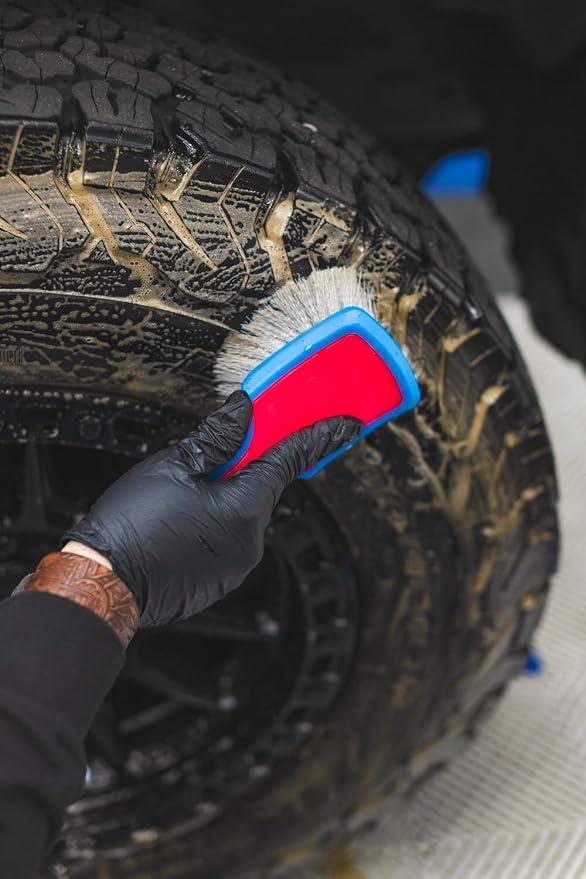 Detail Factory - ProGrip XL Tire Brush - Ergonomic ProGrip Handle - Stiff - Image 5