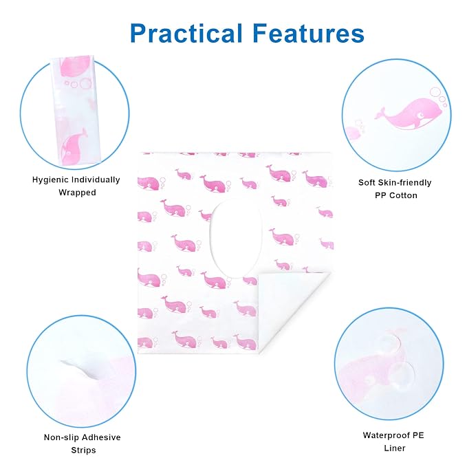 21 Pack Toilet Seat Covers Disposable, Extra Large Disposable Toilet Seat Covers - Image 5
