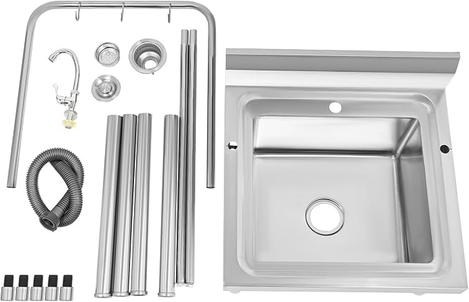 Stainless Steel Floor Mop Sink, Freestanding Mop Sink - Image 7