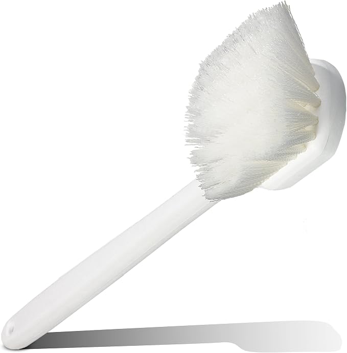 CFS 36620L00 Flo-Pac Plastic Handle Utility Scrub Brush, Nylon Bristles by CarlisleFoodServiceProducts