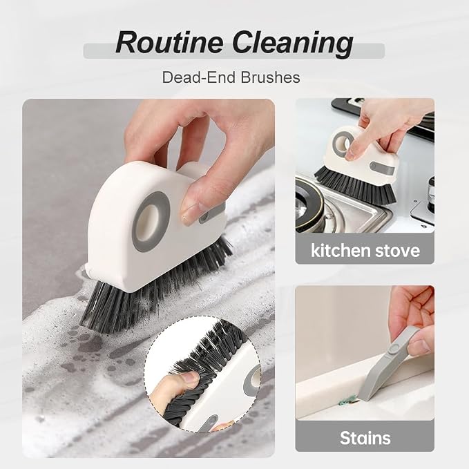 2 in 1 Groove Cleaning Brush, Upgrade Window Track Cleaning Tools, Window Sill - Image 5