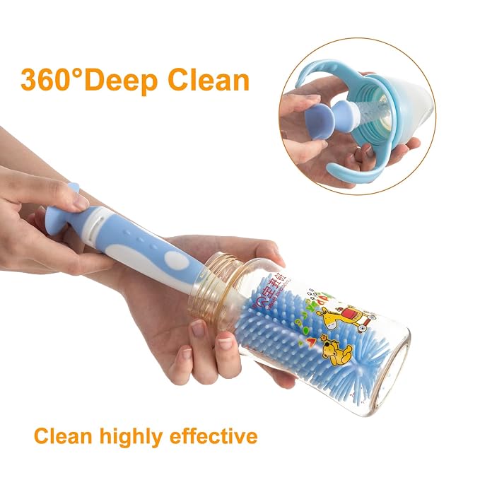 Chemimoso Multifunctional Cleaning Brush, Baby Bottle Brush, Bottle Brush - Image 6