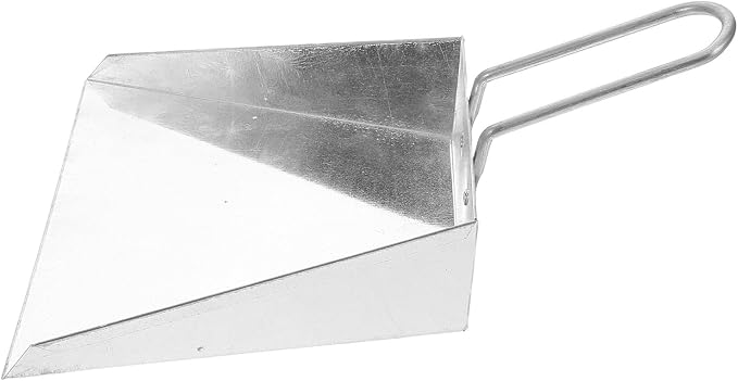 Toyvian Small Stainless Steel Handheld Dustpan, Mini Flat Dust Pan by Toyvian