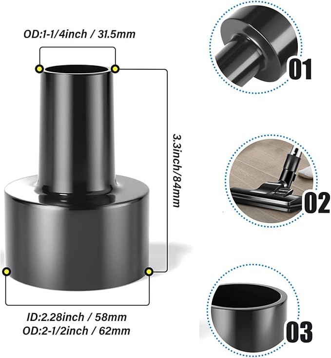 12 Pcs Universal Vacuum Attachments - Image 5