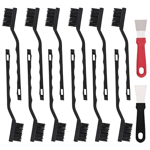 24 Pcs Mini Nylon Brush Set, Nylon Scratch Brush by Unknown