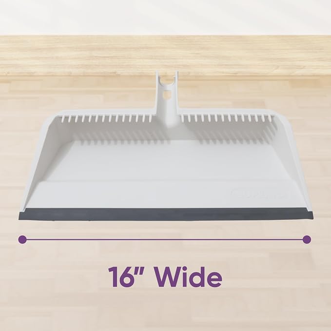 Superio 4-Pack Wide Plastic Dustpan - Image 3