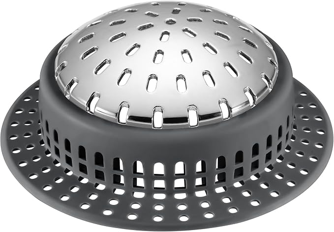 Shower Drain Hair Catcher, Shower Drain Cover, Bathtub Drain Hair Catcher by SayGoodbyetoHairClogging