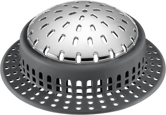Shower Drain Hair Catcher, Shower Drain Cover, Bathtub Drain Hair Catcher by SayGoodbyetoHairClogging