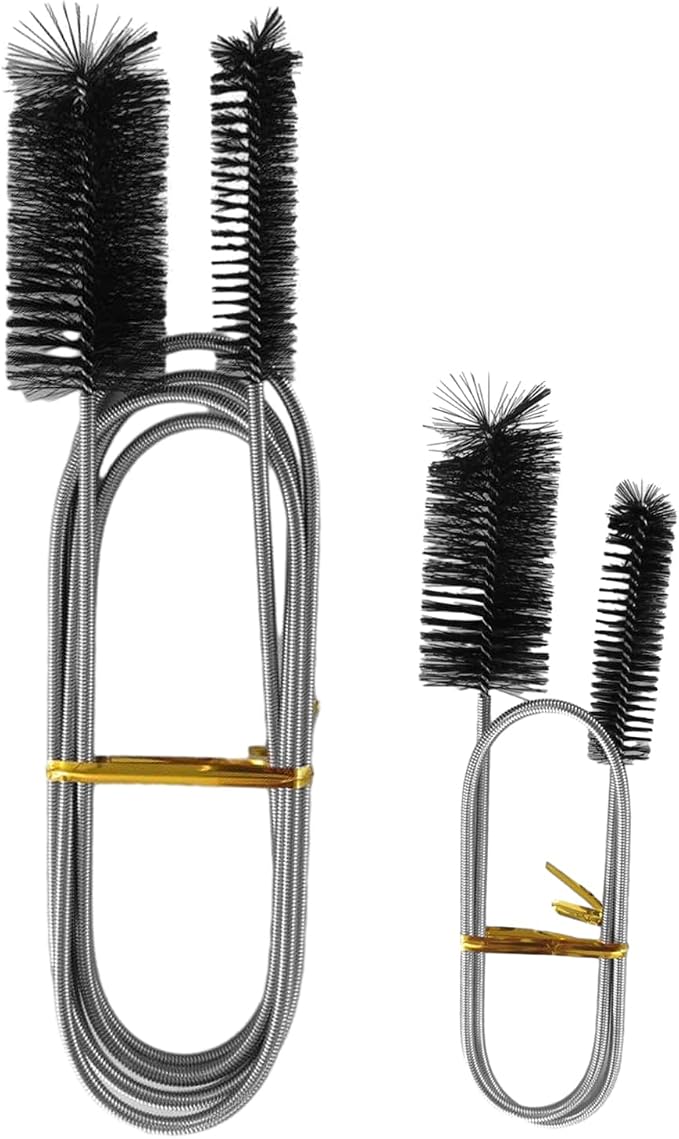 Flexible Long Drain Brush Set, Stainless Steel Tube Cleaning Brushes - Image 3