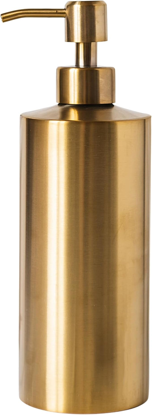 Brass Soap Dispenser for Bathroom and Kitchen by YEWDesign