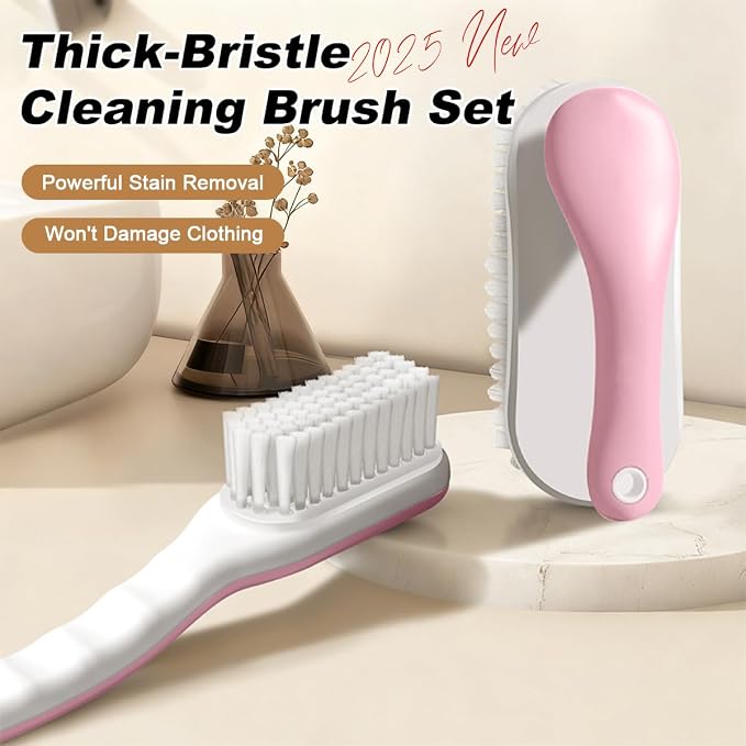 2Pack Shoe Cleaning Brush Household Laundry Clothes Scrubbing - Image 4