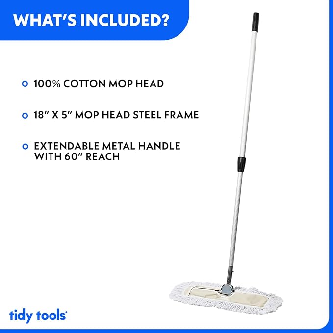 Commercial Dust Mop – 18 Inch Floor Sweeper - Image 3