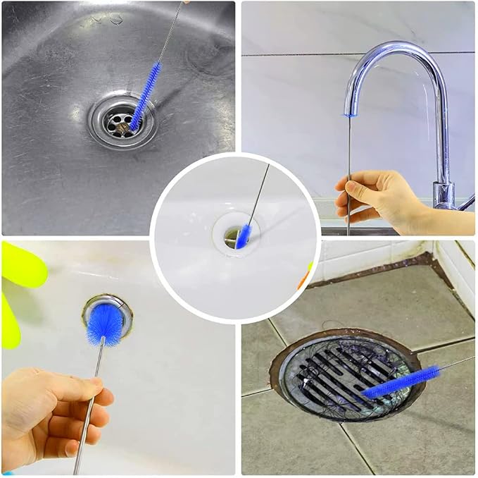 Flexible Drain Cleaning Brush for Drains, Bathroom Sink, and Kitchen Sink - Image 7