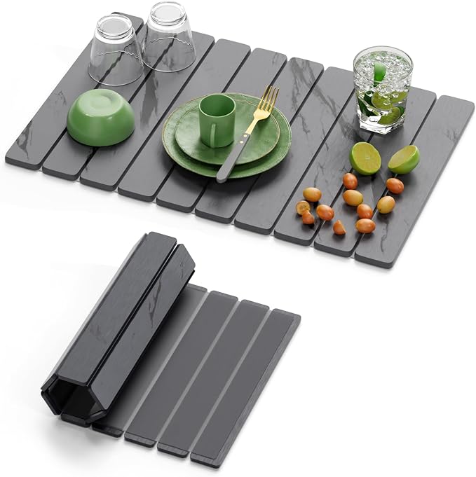 Dayacoco Stone Drying Mat for Kitchen Counter, Large Quick Dry Stone Mat by Unknown