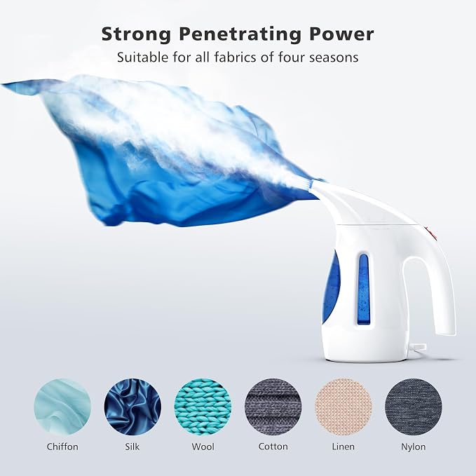 HiLIFE Steamer for Clothes Upgraded, Portable Handheld Clothing Steamer - Image 5