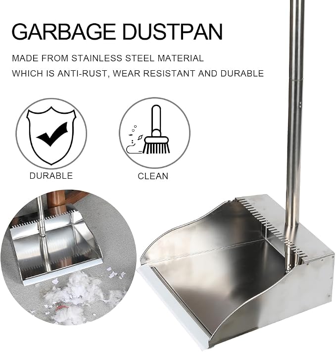 Stainless Steel Dustpan Metal Dustpan - Image 6