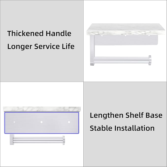 Brushed Nickel Toilet Paper Holder - Image 5