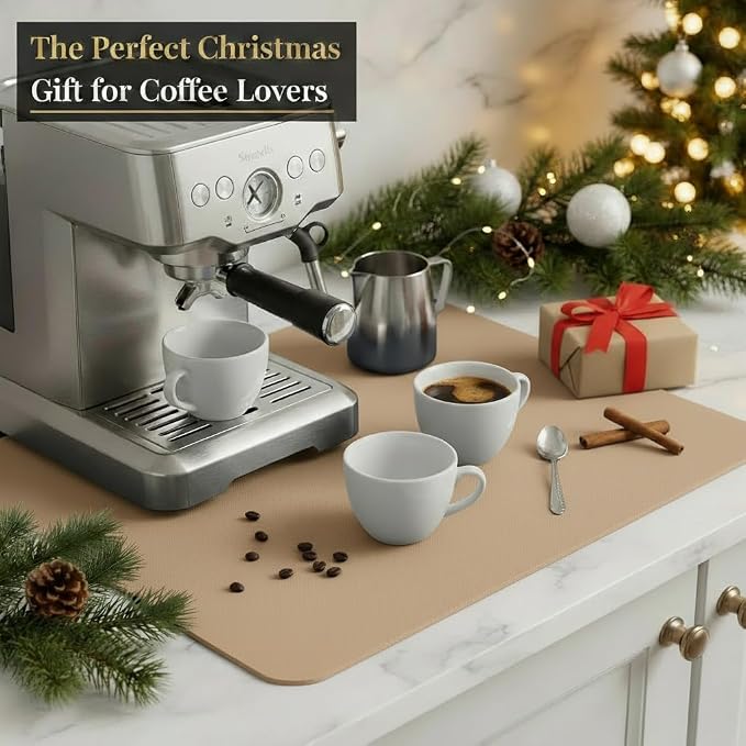Dish Drying Mat Super Absorbent – 16" x 18" Coffee Mat - Image 8