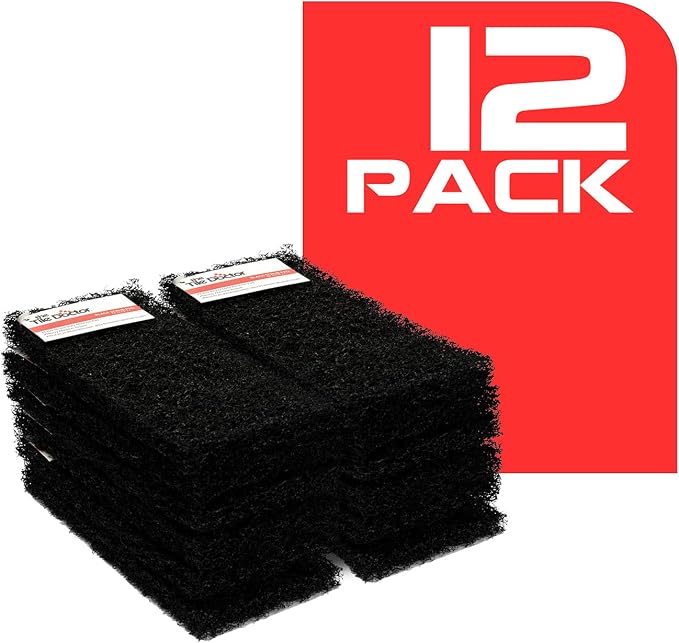 Tile Doctor High-Abrasion Extra Heavy-Duty Scrub Pads 12-Pack 7E-N556-IFSL - Image 8