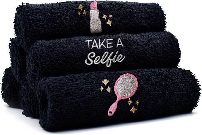 DAN River Black Makeup Towels - Image 7