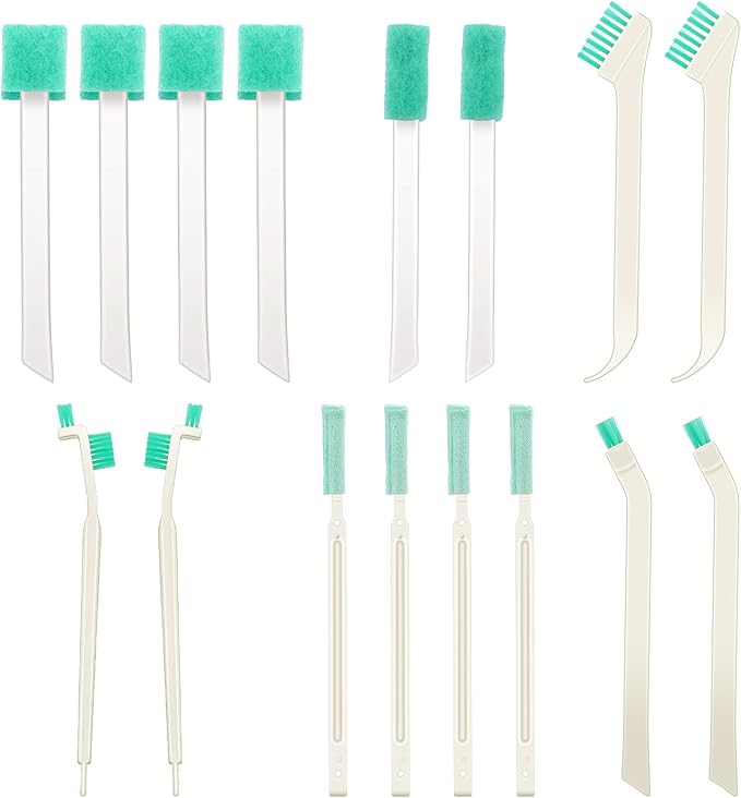XINRUI 16 Pcs Small Household Cleaning Brushes, Deep Detail Crevice Cleaner by XINRUI