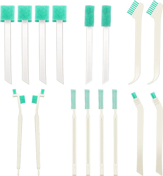 XINRUI 16 Pcs Small Household Cleaning Brushes, Deep Detail Crevice Cleaner by XINRUI