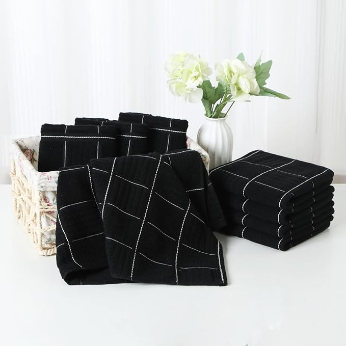 Glynniss Kitchen Towels and Dishcloths Set, Absorbent Dish Towels and Dish - Image 5