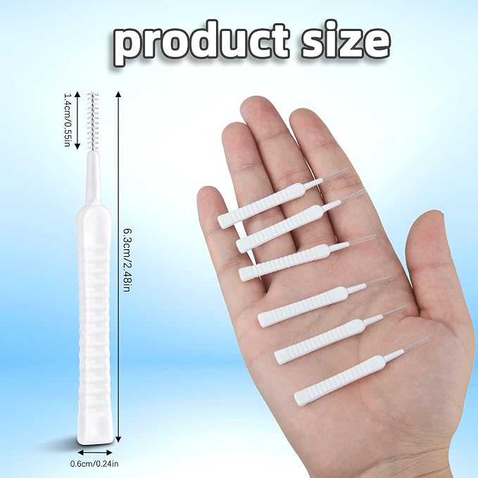 Patelai 60 Pcs Mini Shower Head Cleaner Brush Anti Clogging Nylon Cleaning - Image 2