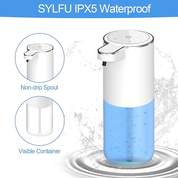 Automatic Foaming Soap Dispenser, Touchless Hand Soap Dispenser Rechargeable - Image 4