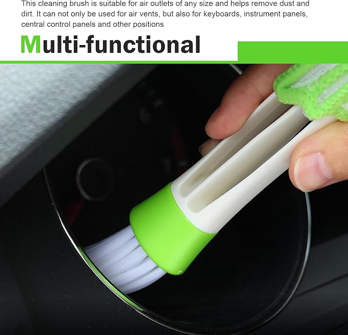 3 PCS Car Air Vent Cleaning Brushes, Universal - Image 6