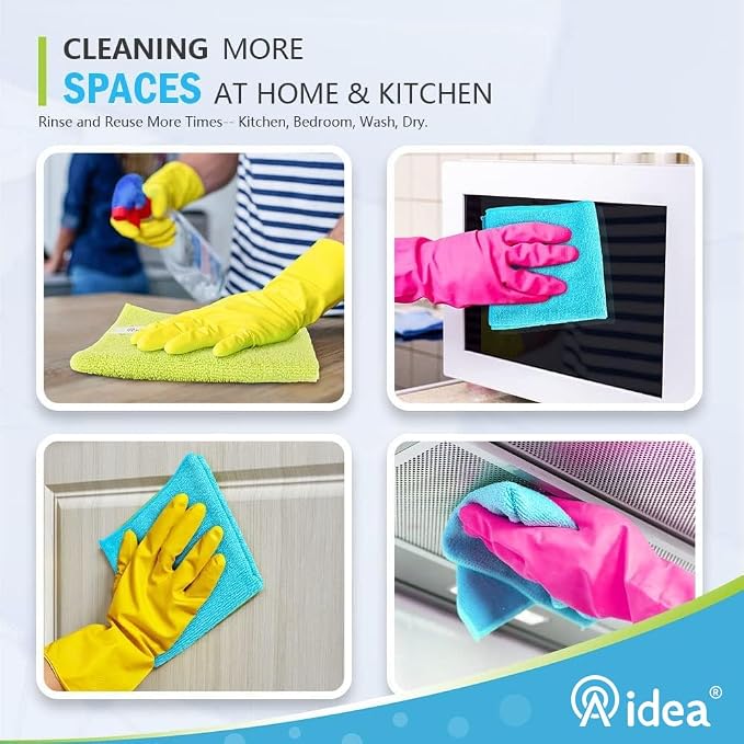 AIDEA Microfiber Cleaning Cloth-8PK, Soft Microfiber Towels - Image 7