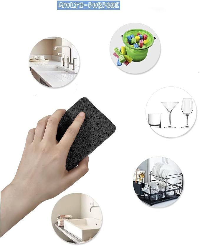 12 - Pack Non-Scratch Scrub Sponges - Sponges - Image 8