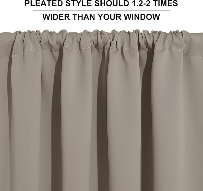 RYB HOME Room Darkening Curtains - Image 7
