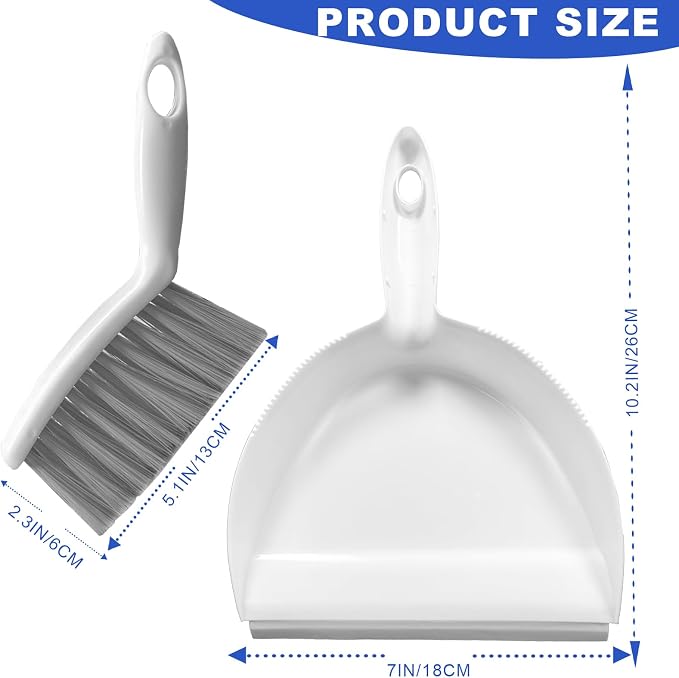 Mini Broom and Dustpan Set Small Dust pan & Brush Set Portable Cleaning Tools - Image 7
