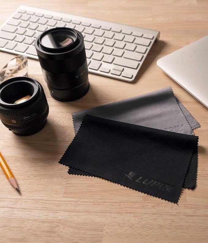 Lupin Microfiber Cleaning Cloths, 6 Pack Premium Ultra Lint Free Polishing Cloth - Image 8
