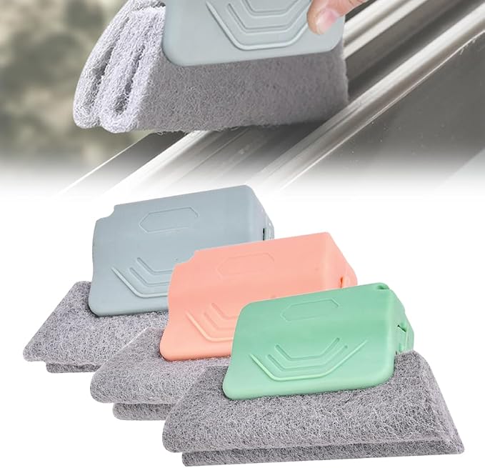 3PCS Magic Window Track Cleaner, 2026 New Window Cleaning Brush Window Groove by HAOFAN
