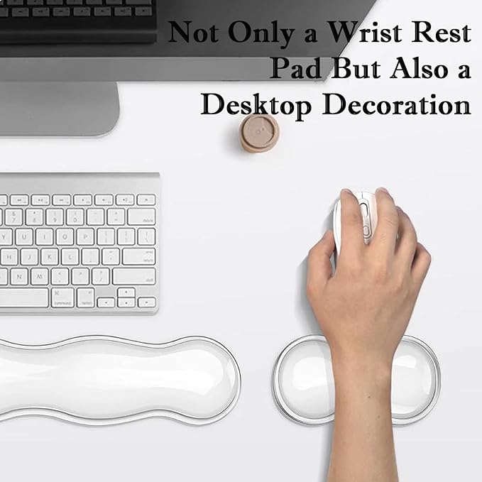 Wrist Rest for Keyboard and Mouse, Ergonomic Gel Keyboard Wrist Rest for - Image 4