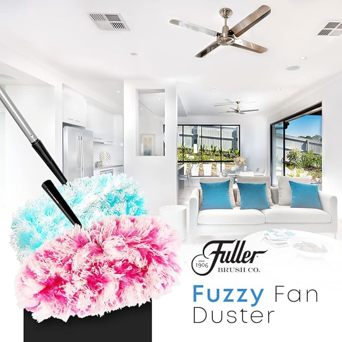 Fuller Brush Fuzzy Fan Duster – Dust & Clean Ceiling Fans, Woodwork – - Image 2