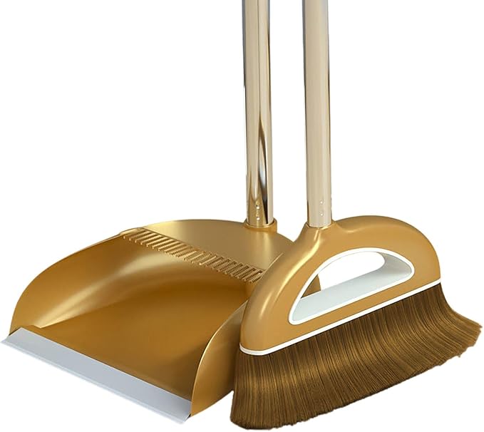 Broom and Dustpan Set, Broom and Dustpan Combo Set, Long Handle Broom by Unknown