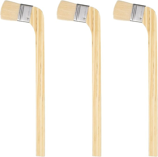 HARFINGTON Paint Brush 3Pcs 2" Brush Width Reusable Variety Angled Bend Brushes by HARFINGTON