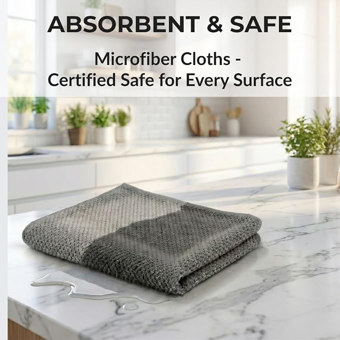 Oeko-Tex Certified Microfiber Cleaning Cloths – Non-Toxic, Safe - Image 4
