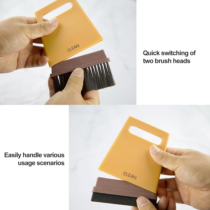 Luxflowing Portable Mini Hand Held Broom and Dustpan Combo Set, - Image 6