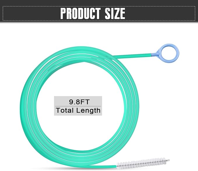 Car Sunroof Drain Cleaning Tool, 78 Inch Door Pipe Cleaning Brush - Image 2
