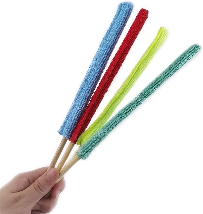 GXXMEI 30PCS Microfiber Detail Duster Sticks Crevice Cleaning Tool Brush Mini - Image 3